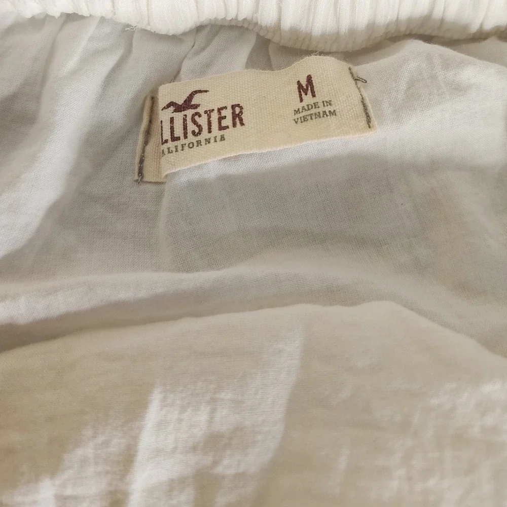 Hollister White Sequin Mini Skirt | Size M | Y2K Party Glam